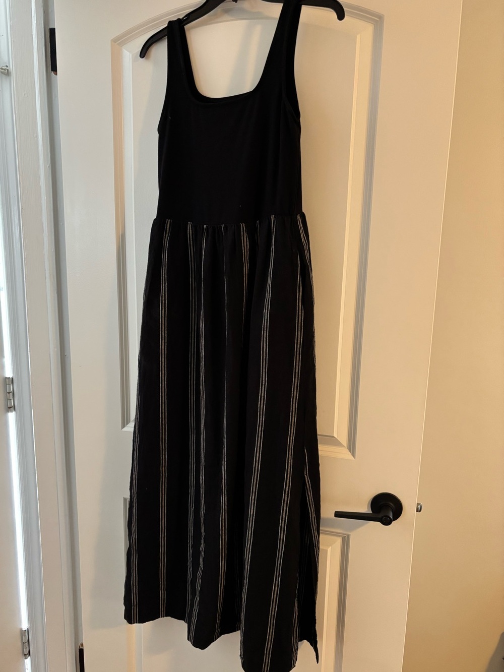 Lou & Grey Dress, stretchy top and linen style bottom